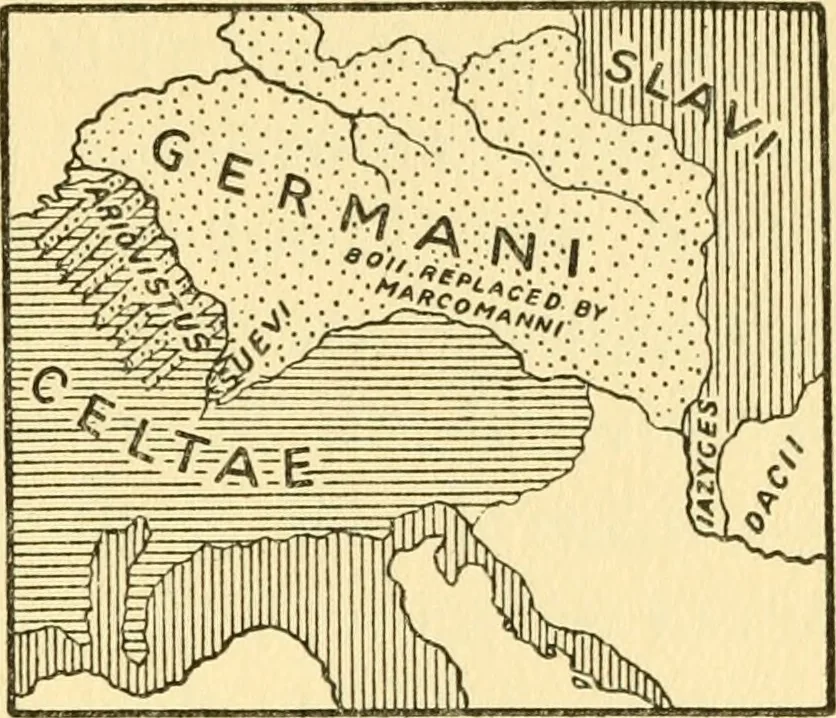 An illustration from The arts and crafts of our Teutonic forefathers, 1910, leaf 90