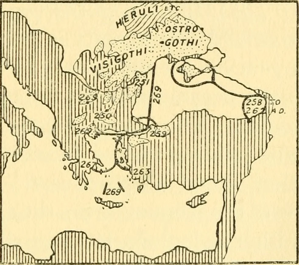 An illustration from The arts and crafts of our Teutonic forefathers, 1910, leaf 98