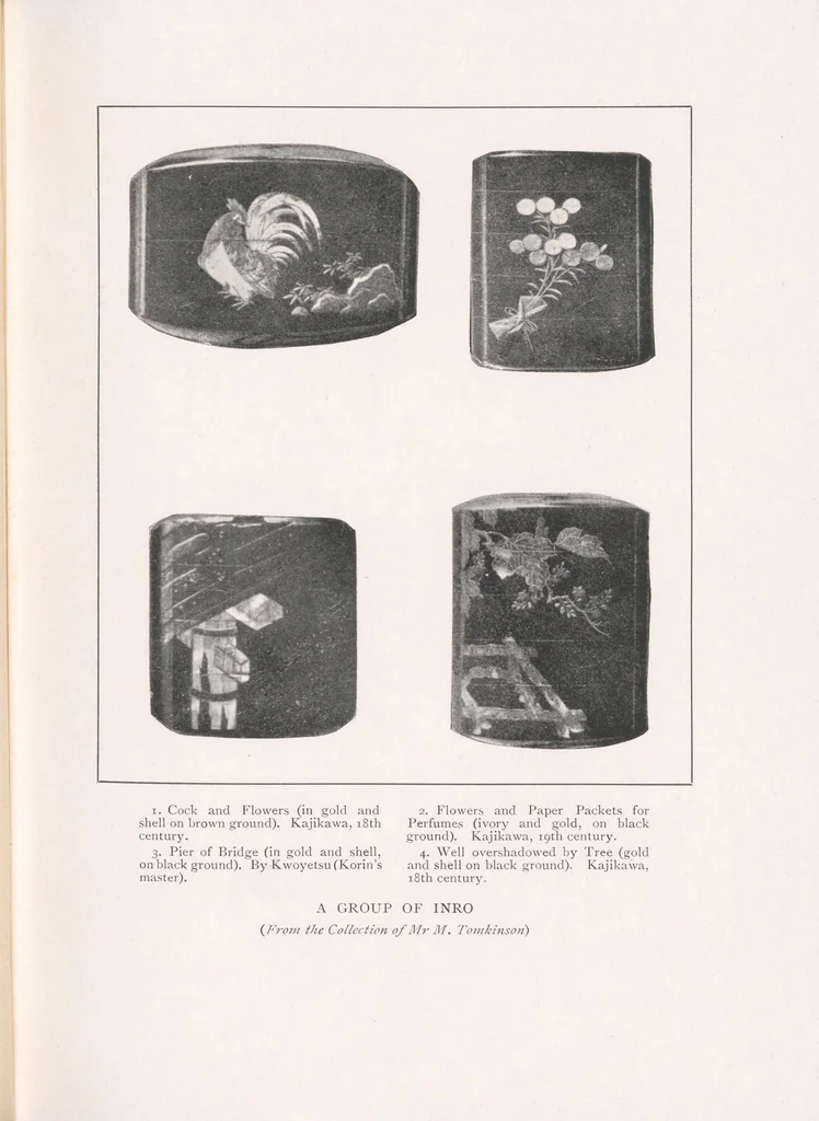 An illustration from Arts and crafts of old Japan, 1906, leaf 201