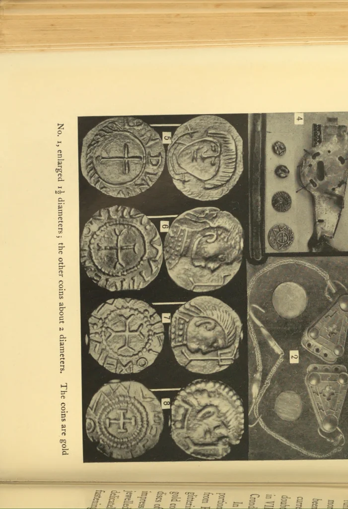 An illustration from The arts in early England, 1915, leaf 119