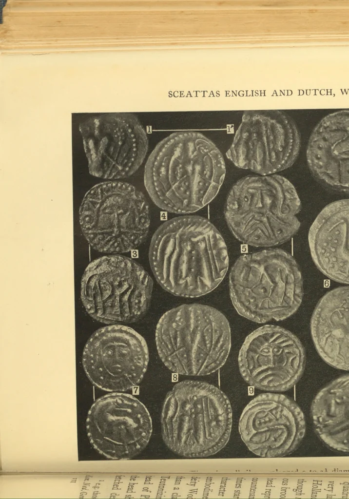 An illustration from The arts in early England, 1915, leaf 135
