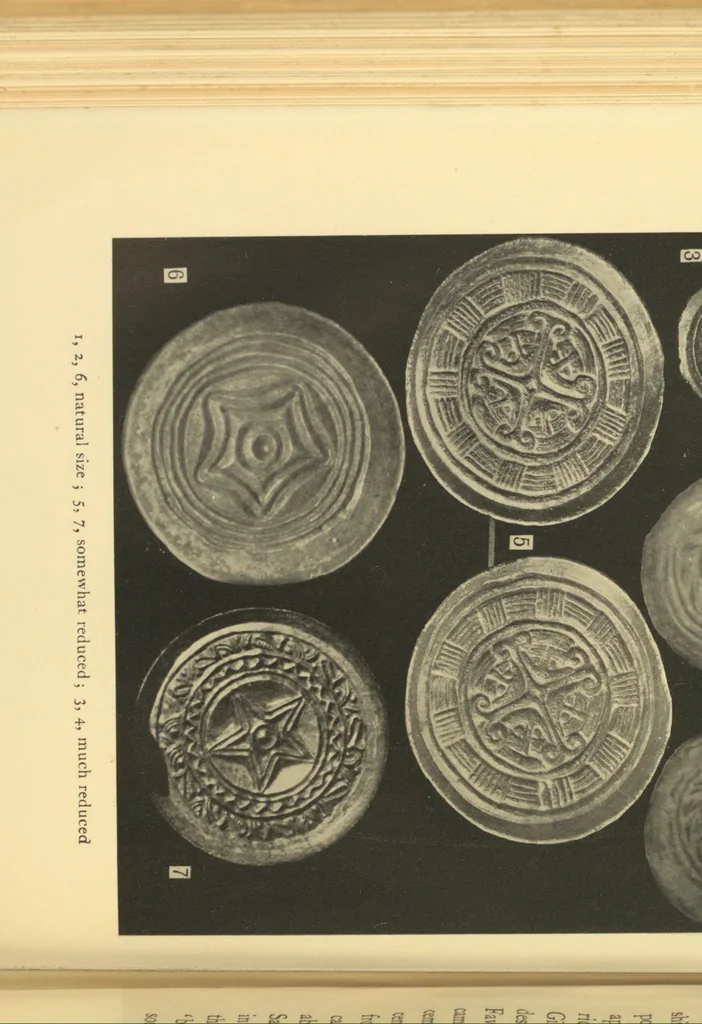 An illustration from The arts in early England, 1915, leaf 473