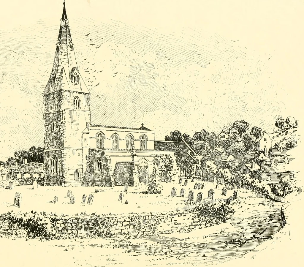 An illustration from The arts in early England, 1903, leaf 9