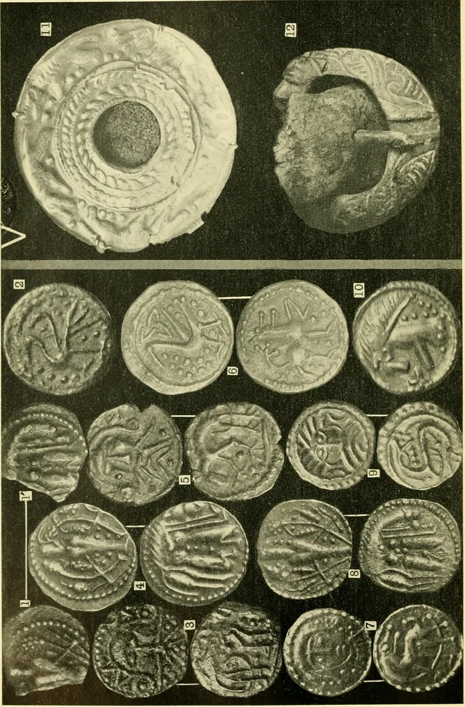 An illustration from The arts in early England, 1903, leaf 135