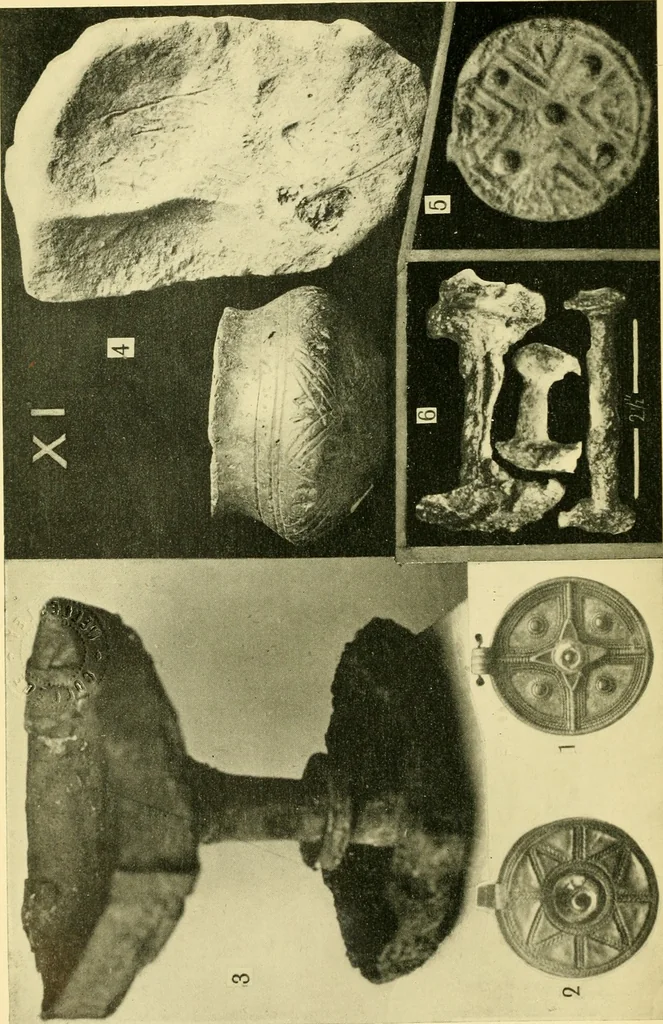 An illustration from The arts in early England, 1903, leaf 183