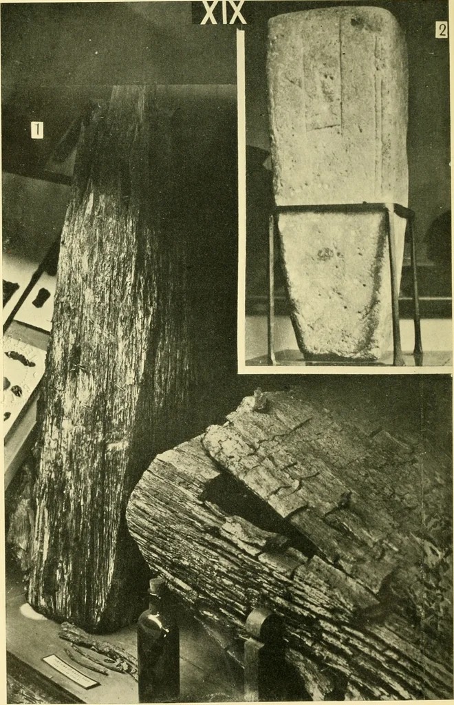 An illustration from The arts in early England, 1903, leaf 263