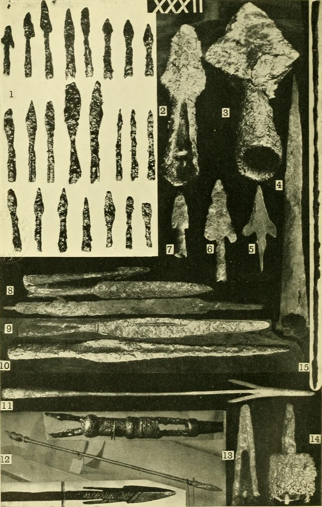 An illustration from The arts in early England, 1903, leaf 347