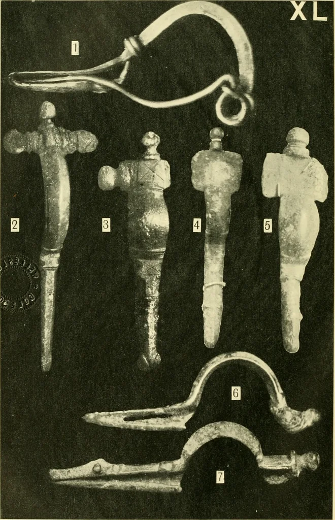 An illustration from The arts in early England, 1903, leaf 385