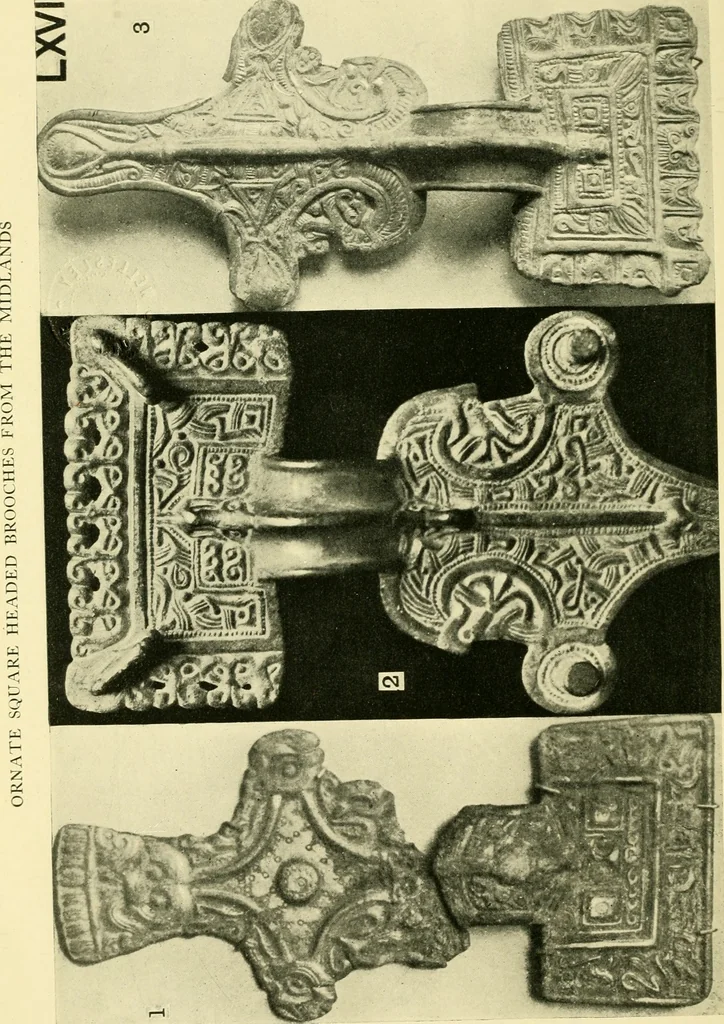An illustration from The arts in early England, 1903, leaf 515