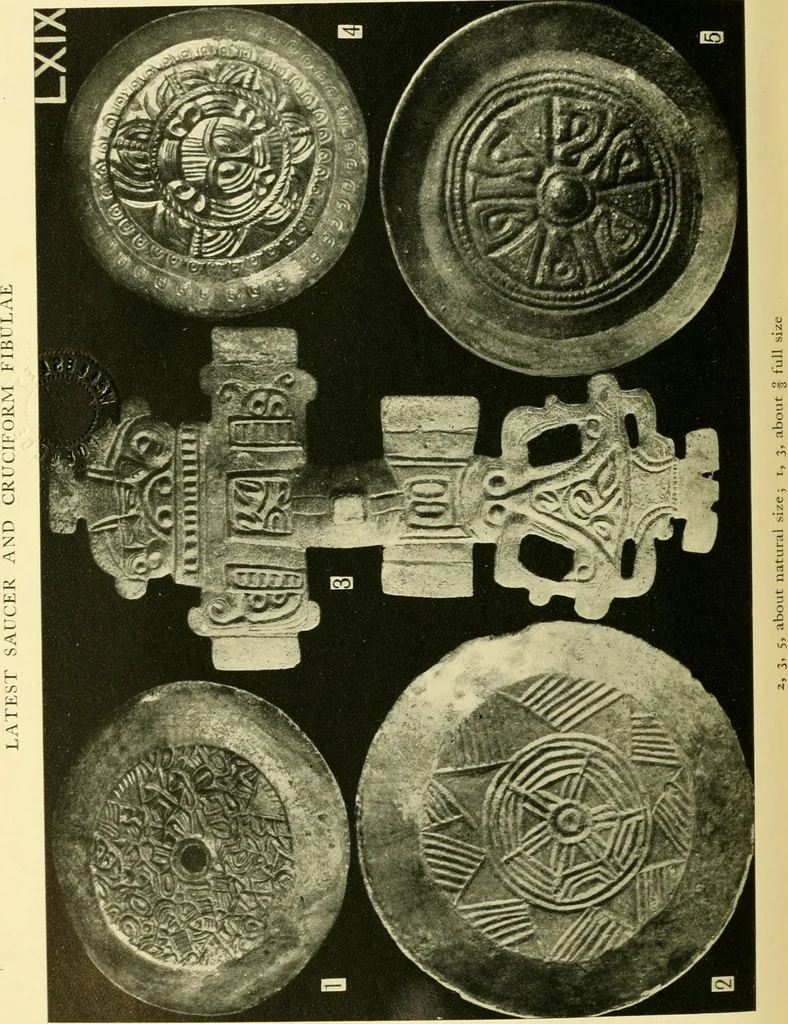 An illustration from The arts in early England, 1903, leaf 527