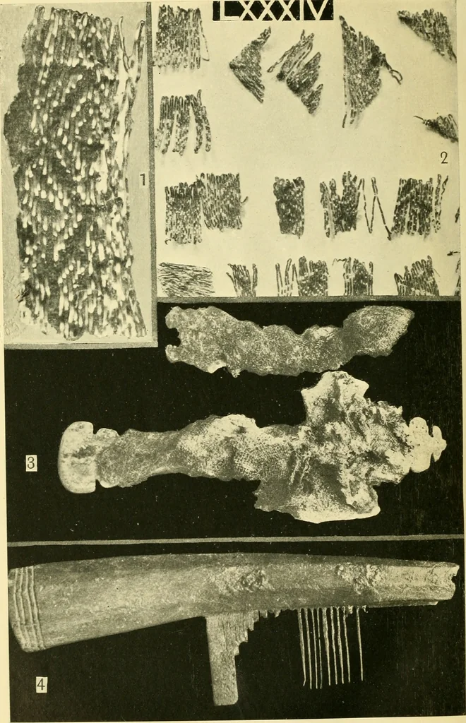 An illustration from The arts in early England, 1903, leaf 601