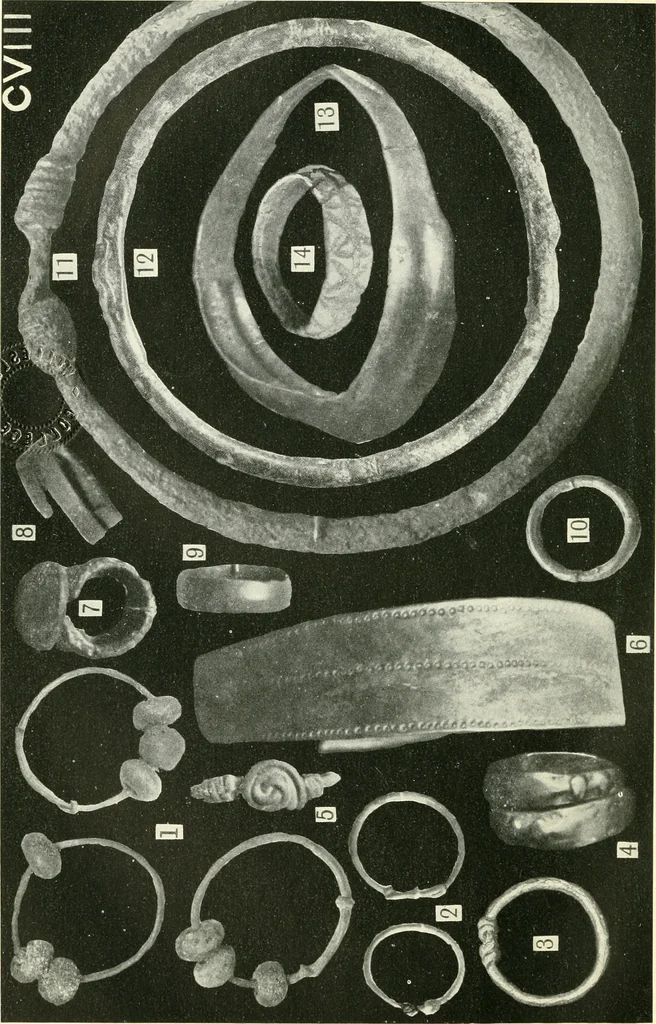 An illustration from The arts in early England, 1903, leaf 155