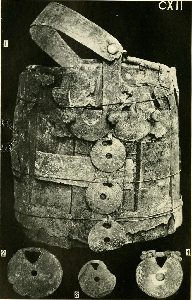 An illustration from The arts in early England, 1903, leaf 171
