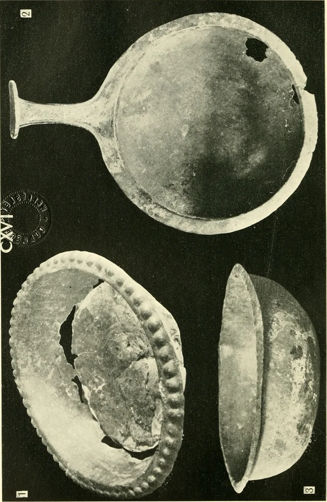 An illustration from The arts in early England, 1903, leaf 187