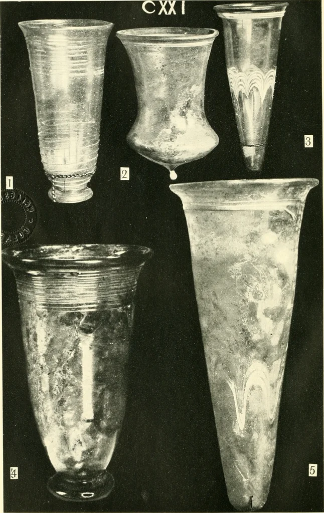 An illustration from The arts in early England, 1903, leaf 205