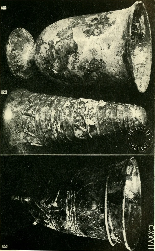 An illustration from The arts in early England, 1903, leaf 222