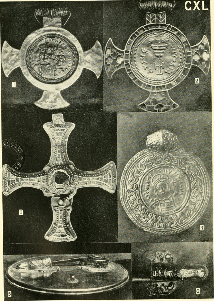 An illustration from The arts in early England, 1903, leaf 271