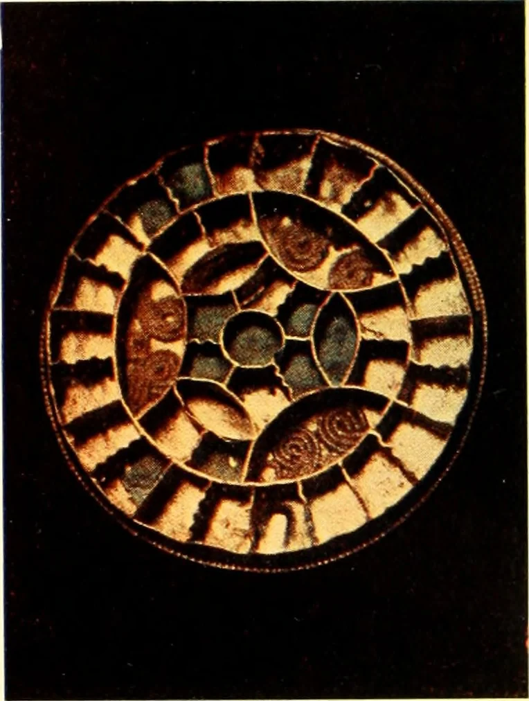 An illustration from The arts in early England, 1903, leaf 275