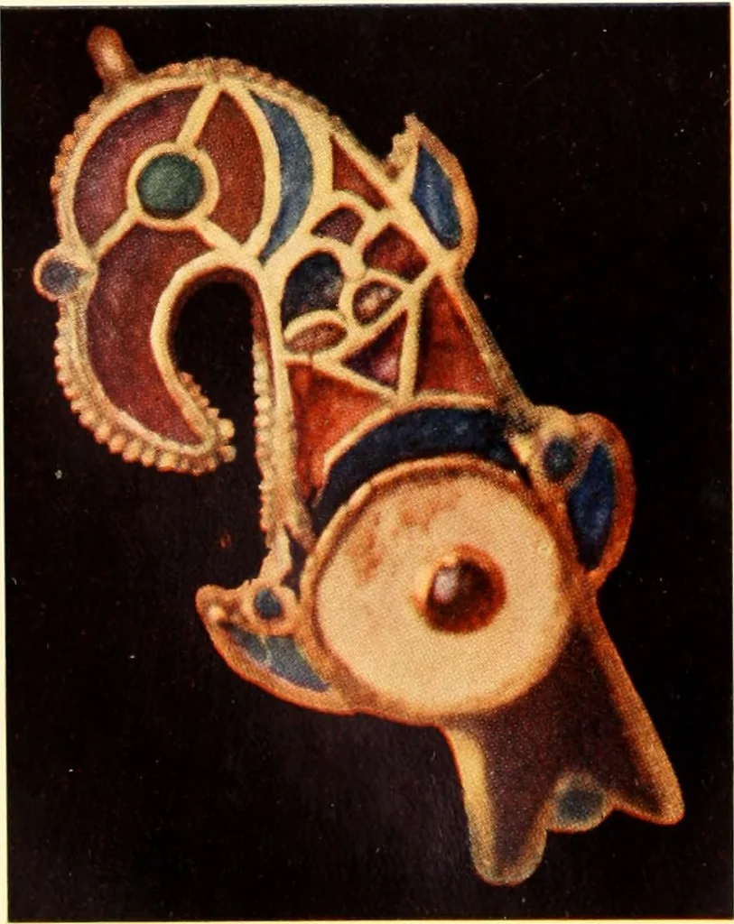 An illustration from The arts in early England, 1903, leaf 275