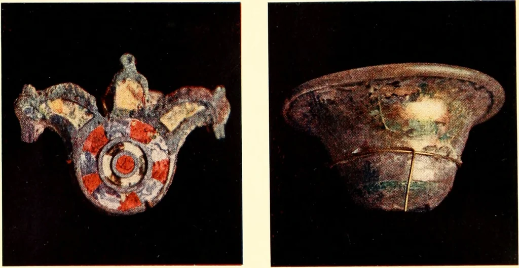 An illustration from The arts in early England, 1903, leaf 287