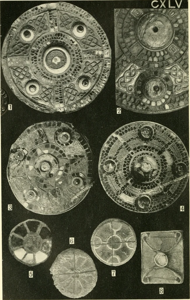 An illustration from The arts in early England, 1903, leaf 313