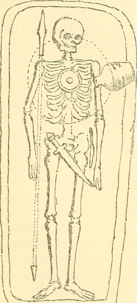 An illustration from The arts in early England, 1903, leaf 513