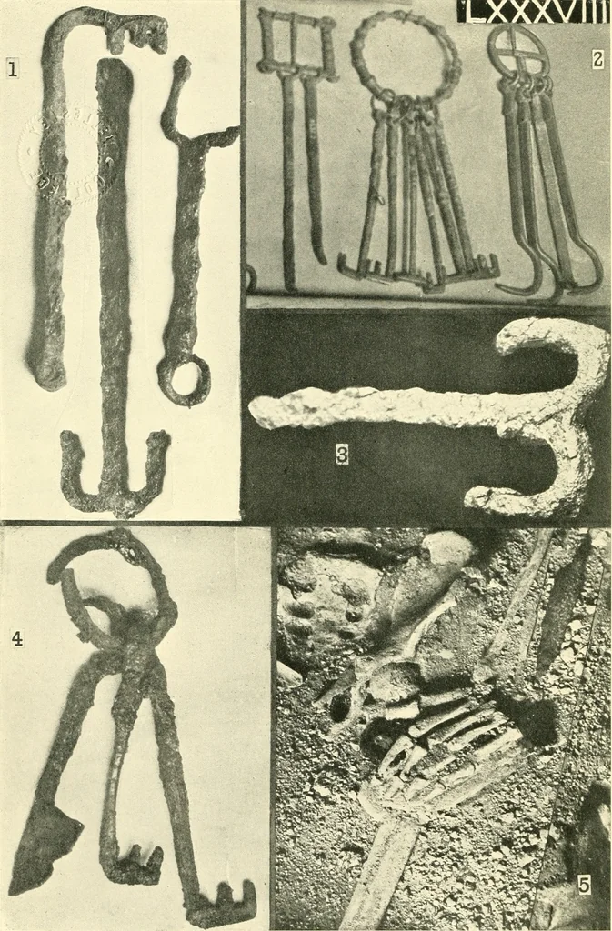 An illustration from The arts in early England, 1903, leaf 55