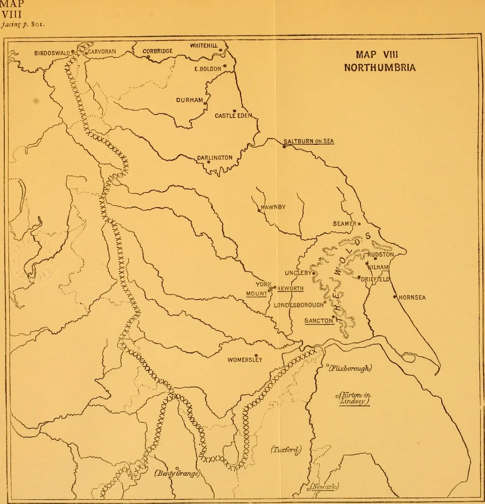An illustration from The arts in early England, 1903, leaf 621