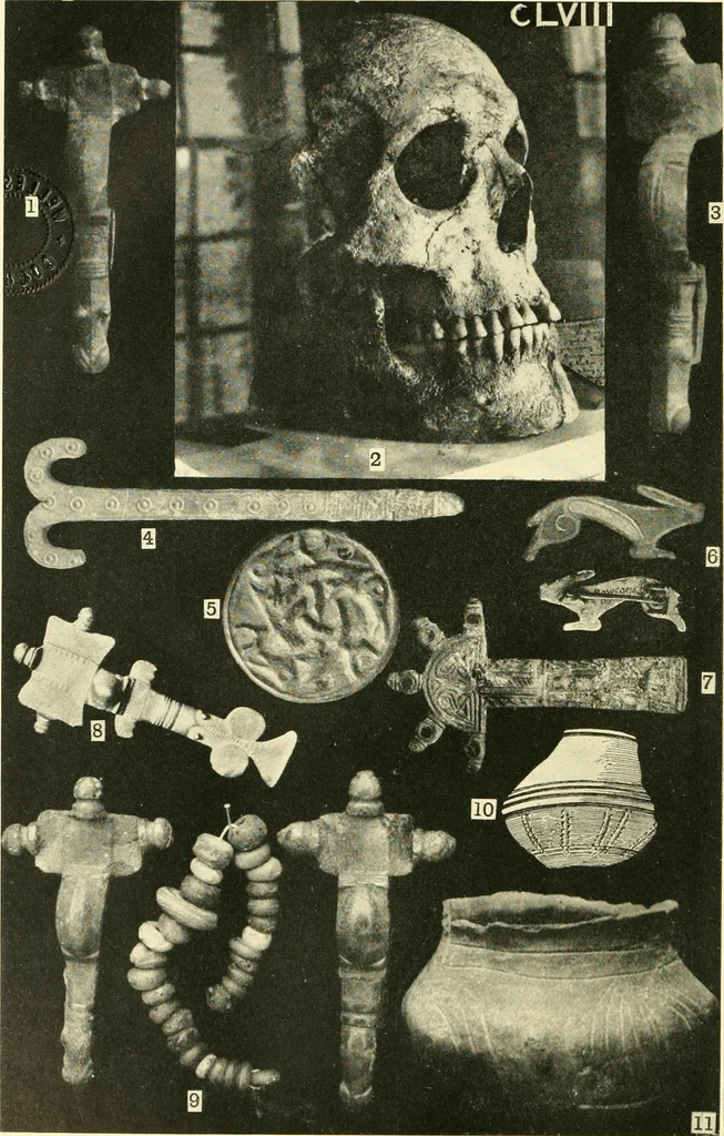 An illustration from The arts in early England, 1903, leaf 631