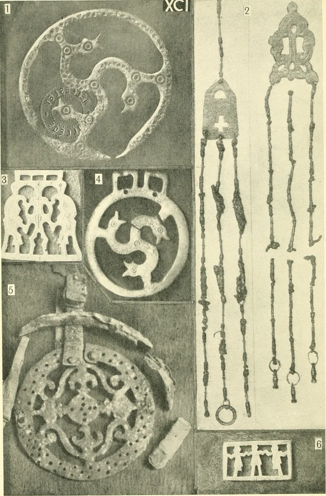 An illustration from The arts in early England, 1903, leaf 65
