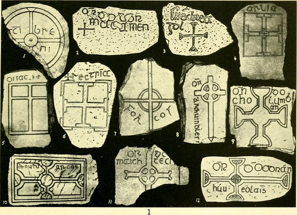 An illustration from The arts in early England, 1903, leaf 100
