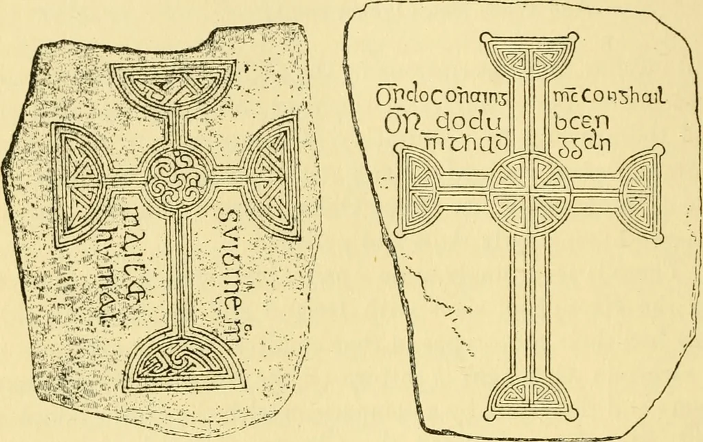 An illustration from The arts in early England, 1903, leaf 105
