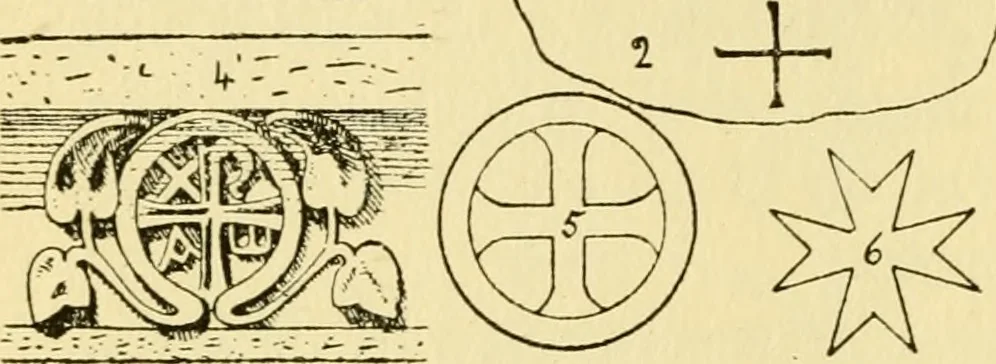 An illustration from The arts in early England, 1903, leaf 113