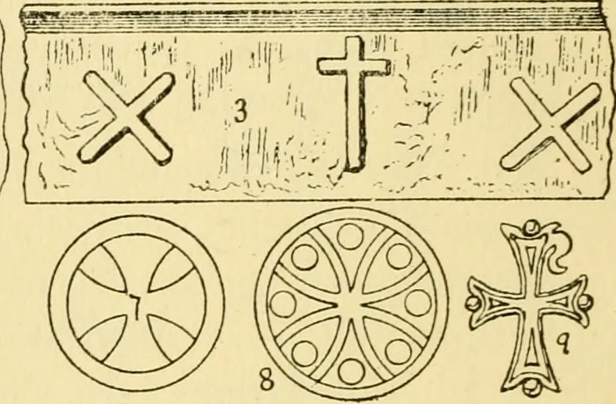An illustration from The arts in early England, 1903, leaf 113