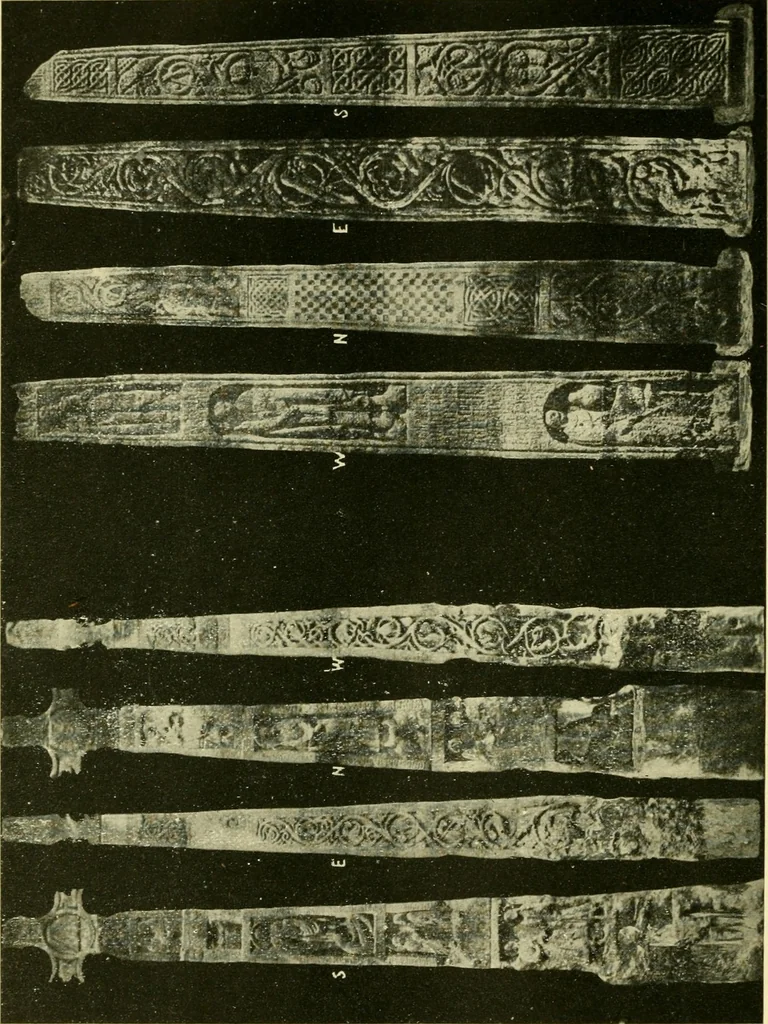 An illustration from The arts in early England, 1903, leaf 131