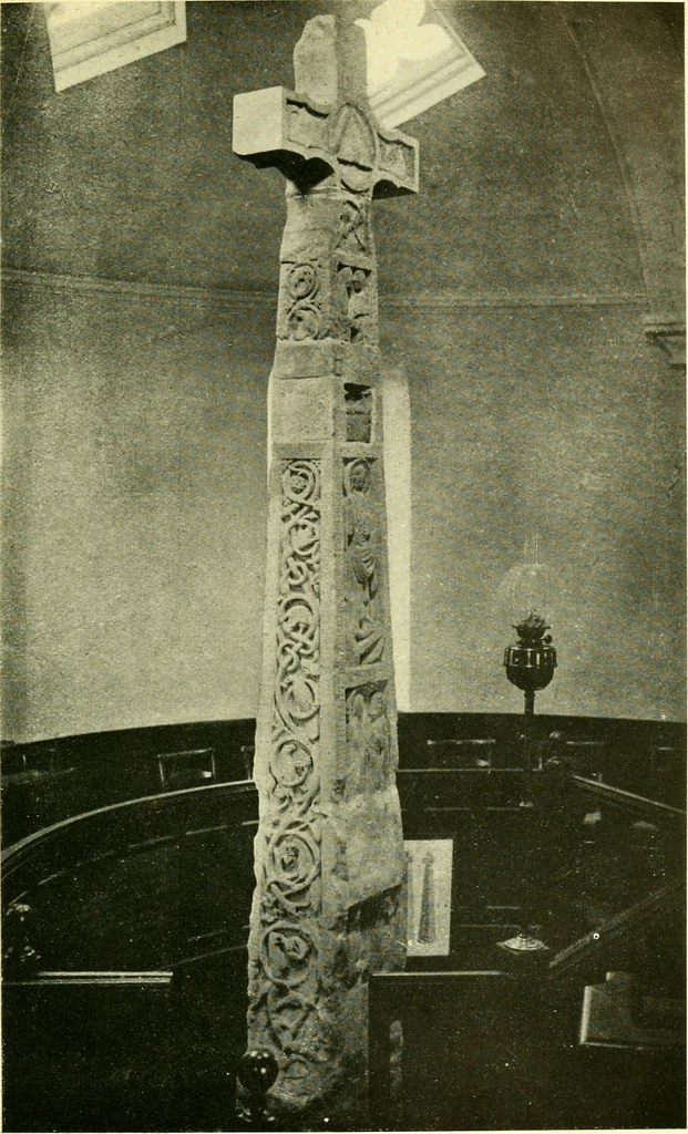 An illustration from The arts in early England, 1903, leaf 142
