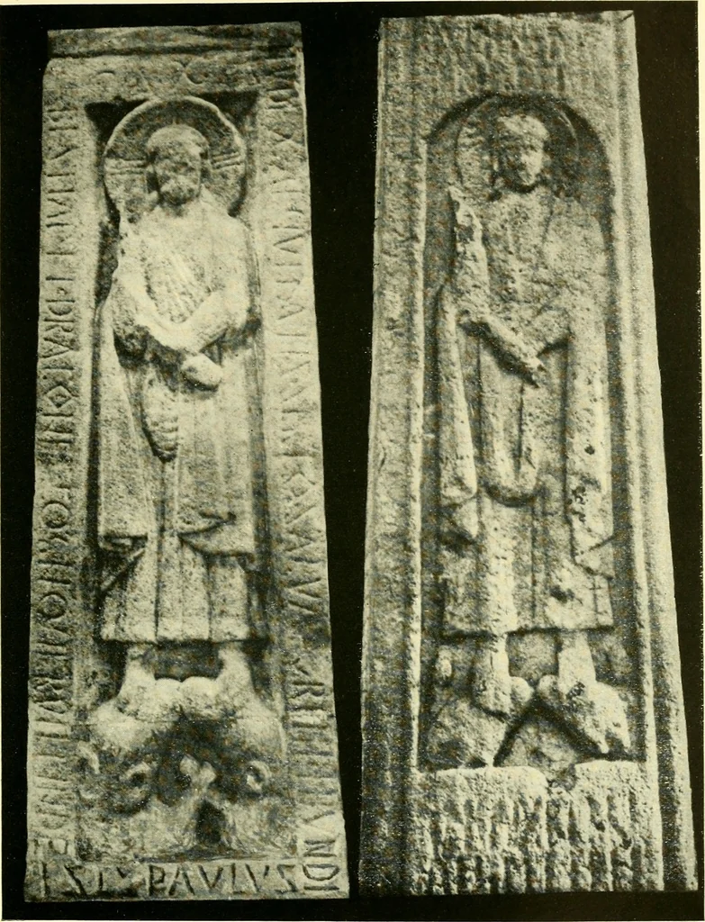 An illustration from The arts in early England, 1903, leaf 168
