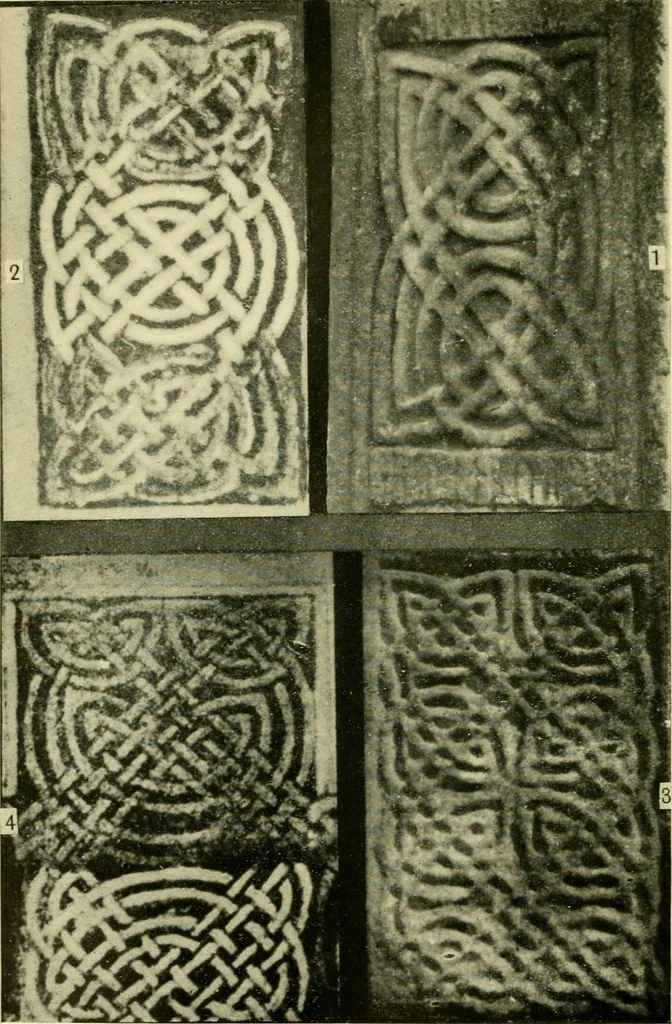An illustration from The arts in early England, 1903, leaf 225