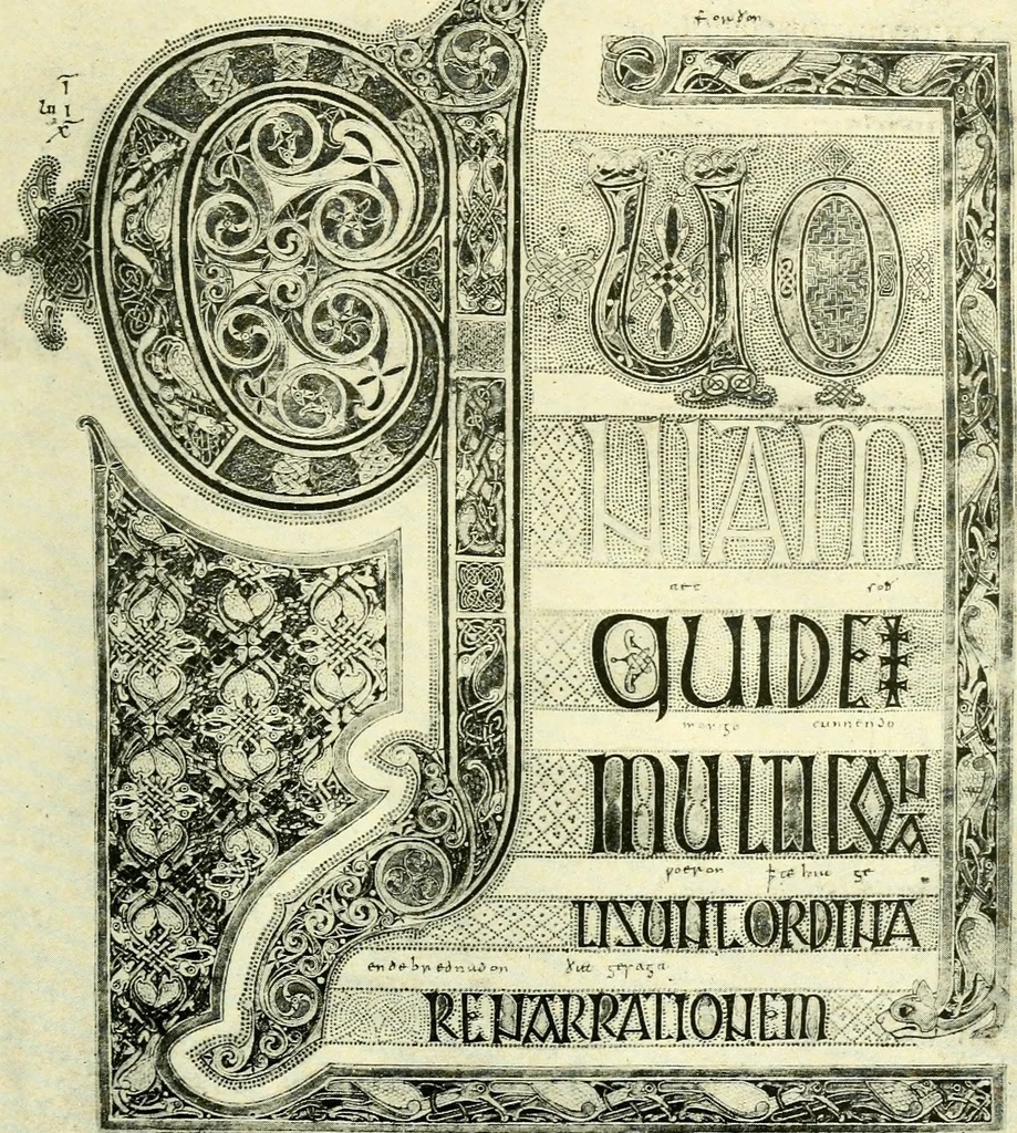 An illustration from The arts in early England, 1903, leaf 454