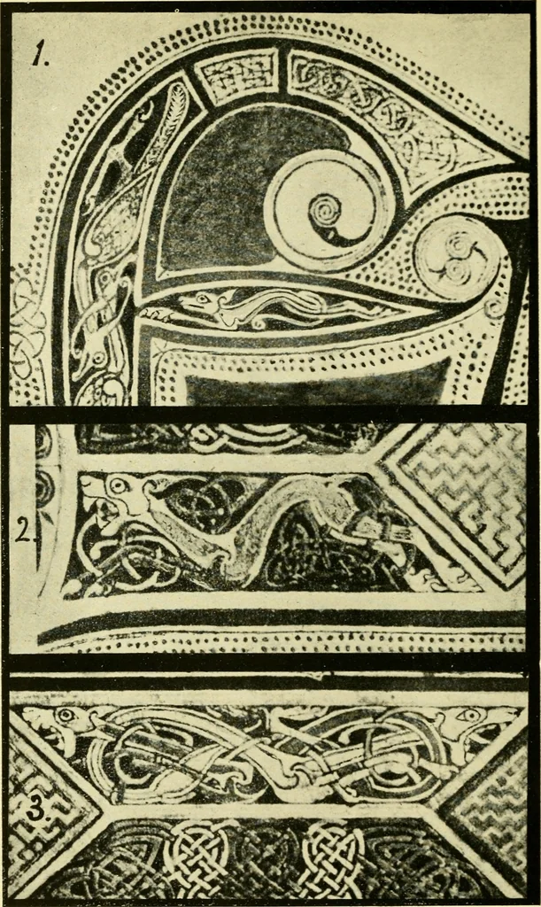 An illustration from The arts in early England, 1903, leaf 457