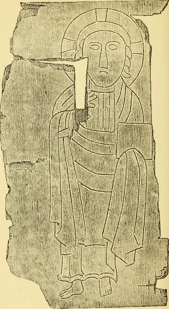 An illustration from The arts in early England, 1903, leaf 513