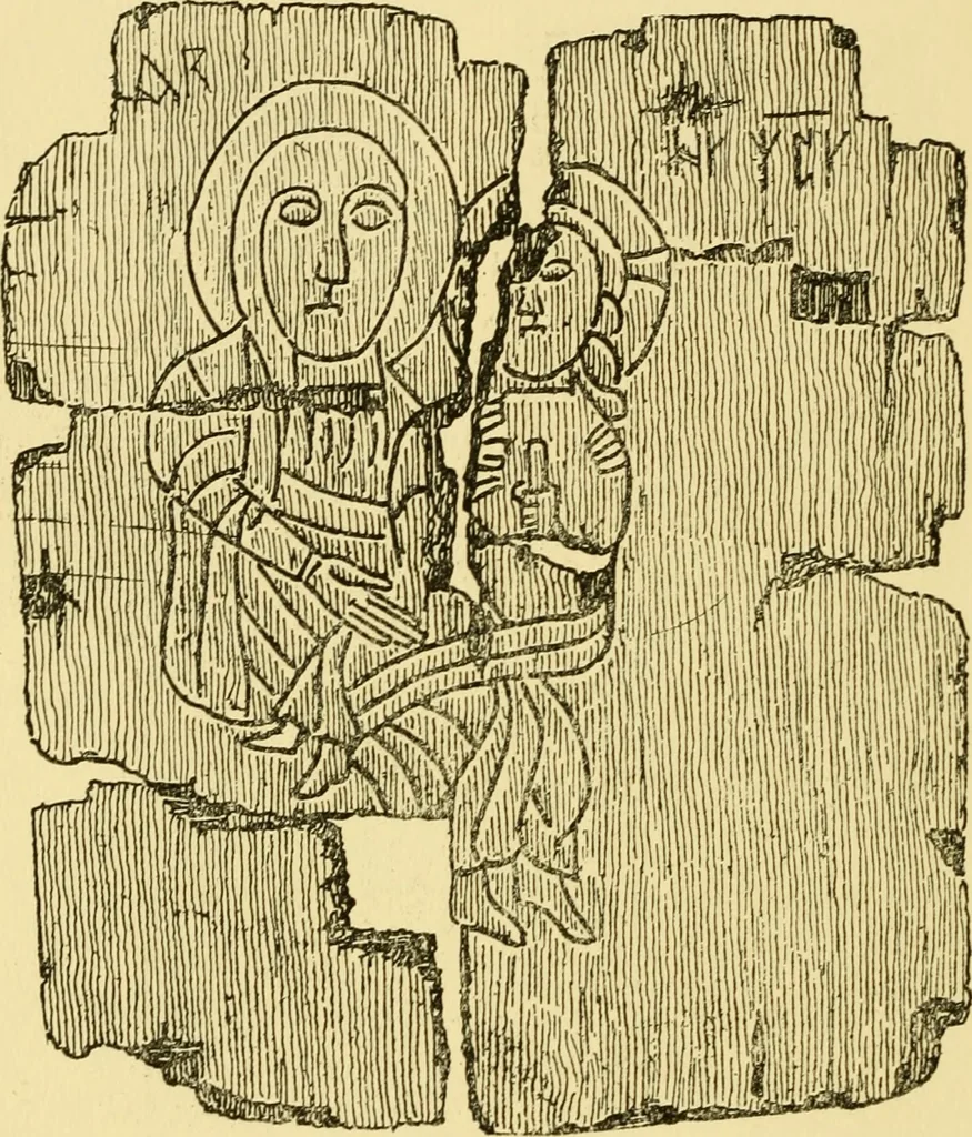 An illustration from The arts in early England, 1903, leaf 515