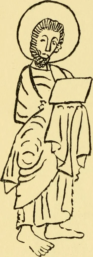 An illustration from The arts in early England, 1903, leaf 517