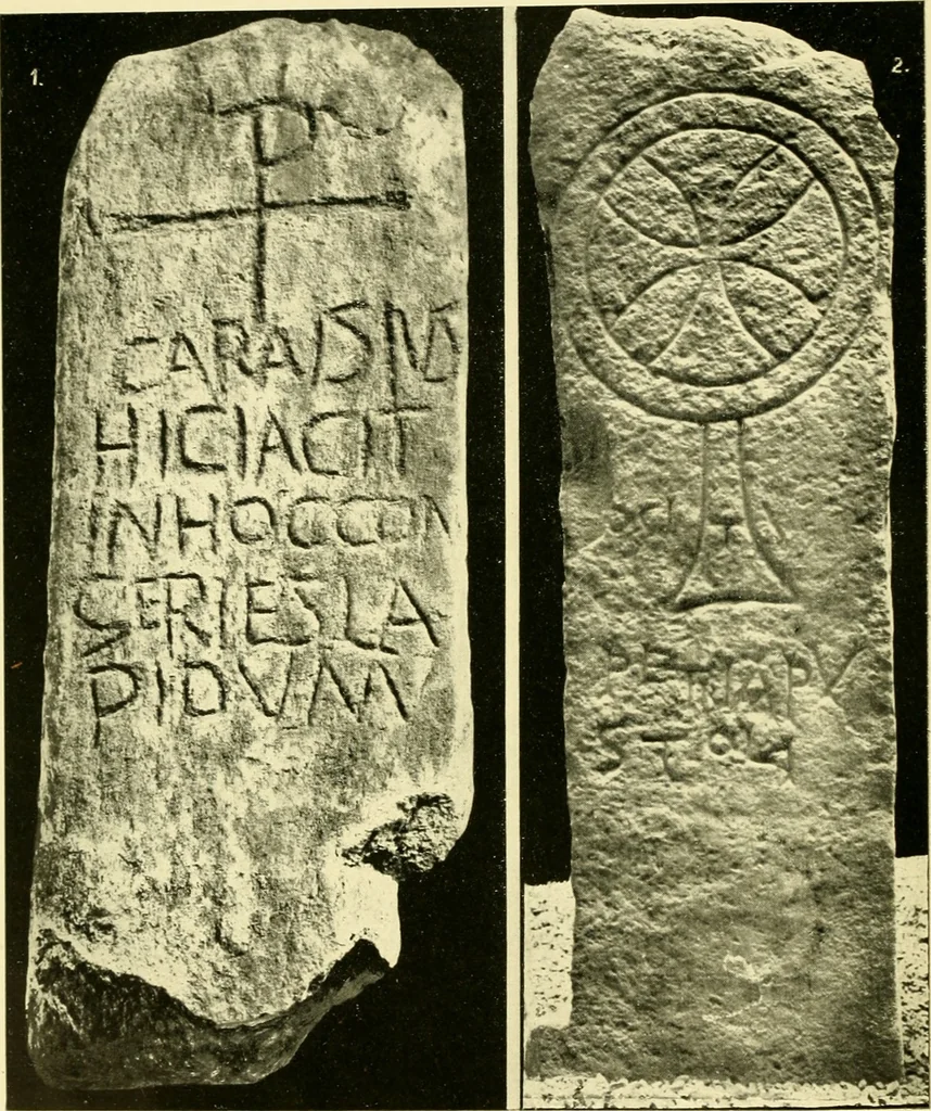An illustration from The arts in early England, 1903, leaf 55