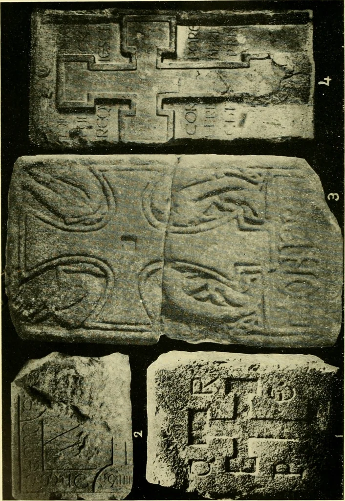 An illustration from The arts in early England, 1903, leaf 91