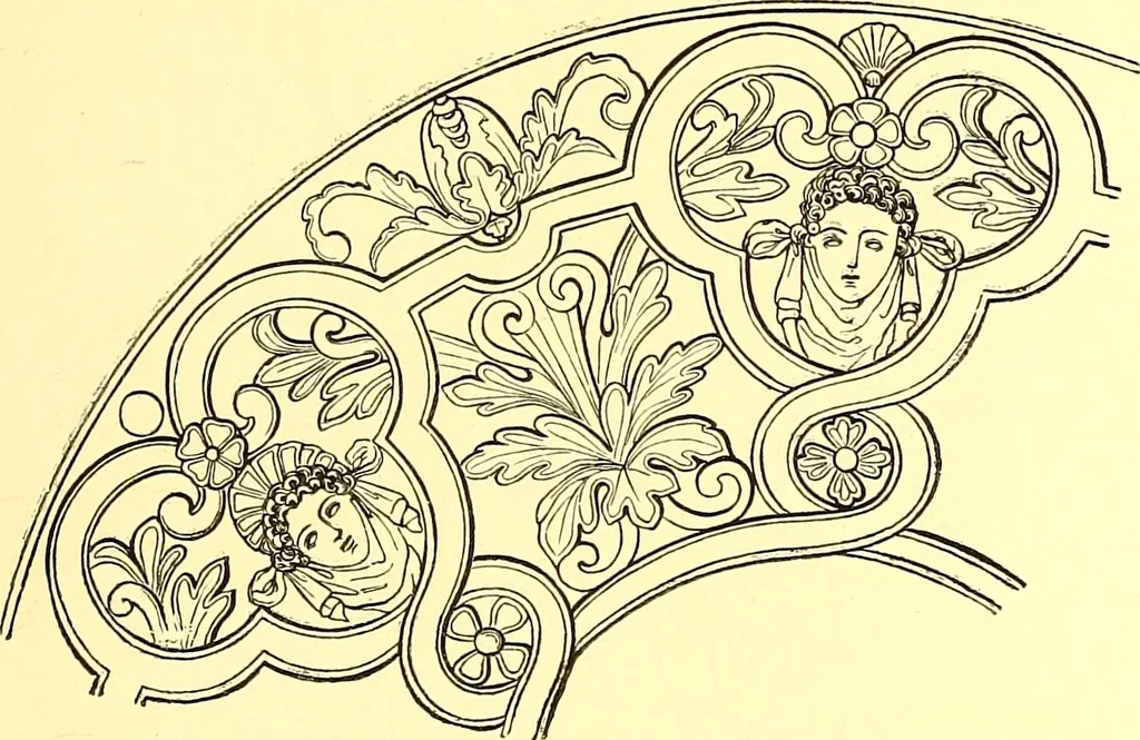An illustration from The arts in the Middle Ages, and at the period of the Renaissance, 1870, leaf 102