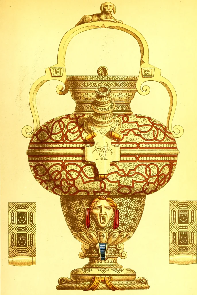 An illustration from The arts in the Middle Ages, and at the period of the Renaissance, 1870, leaf 104