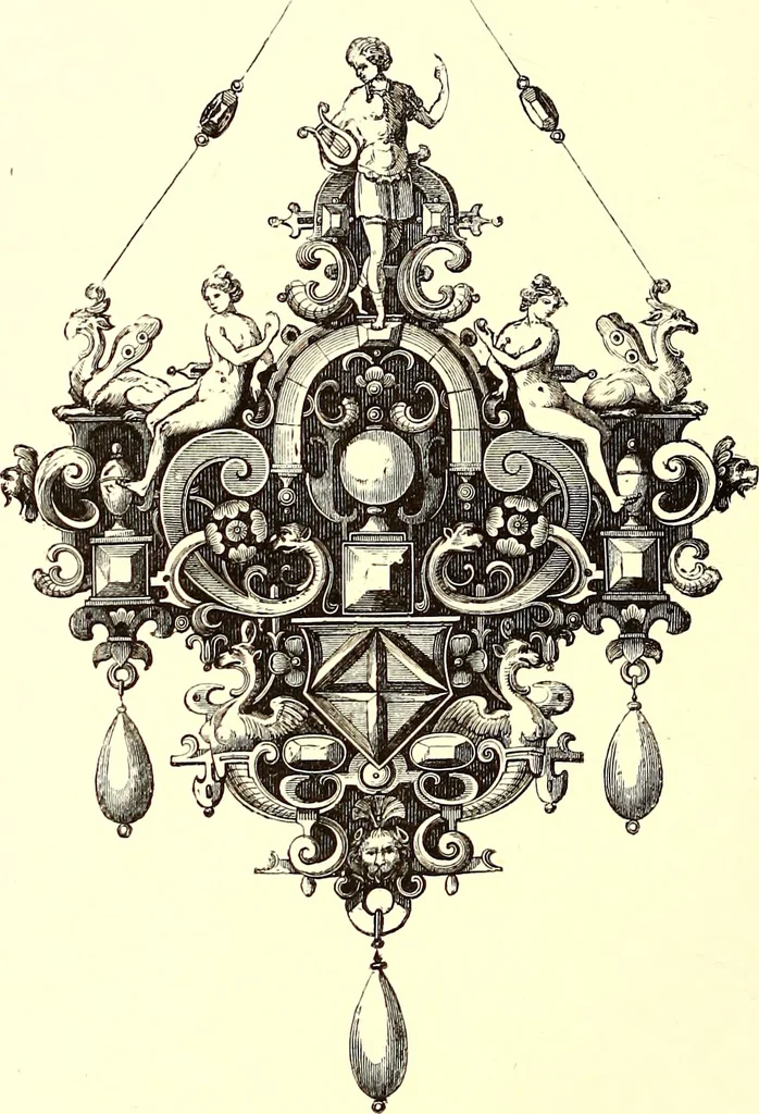 An illustration from The arts in the Middle Ages, and at the period of the Renaissance, 1870, leaf 197