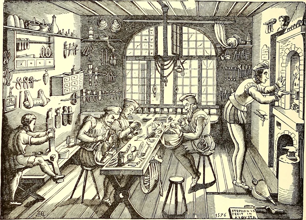 An illustration from The arts in the Middle Ages, and at the period of the Renaissance, 1870, leaf 207
