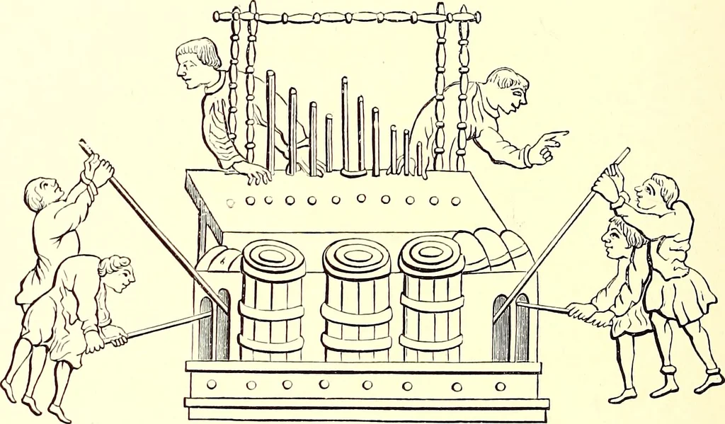 An illustration from The arts in the Middle Ages, and at the period of the Renaissance, 1870, leaf 255